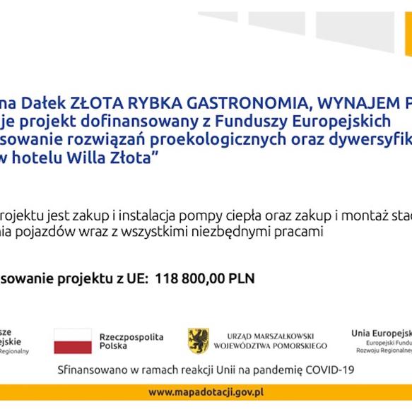 HOTEL SPA WILLA ZŁOTA | Karwia | Dofinansowanie